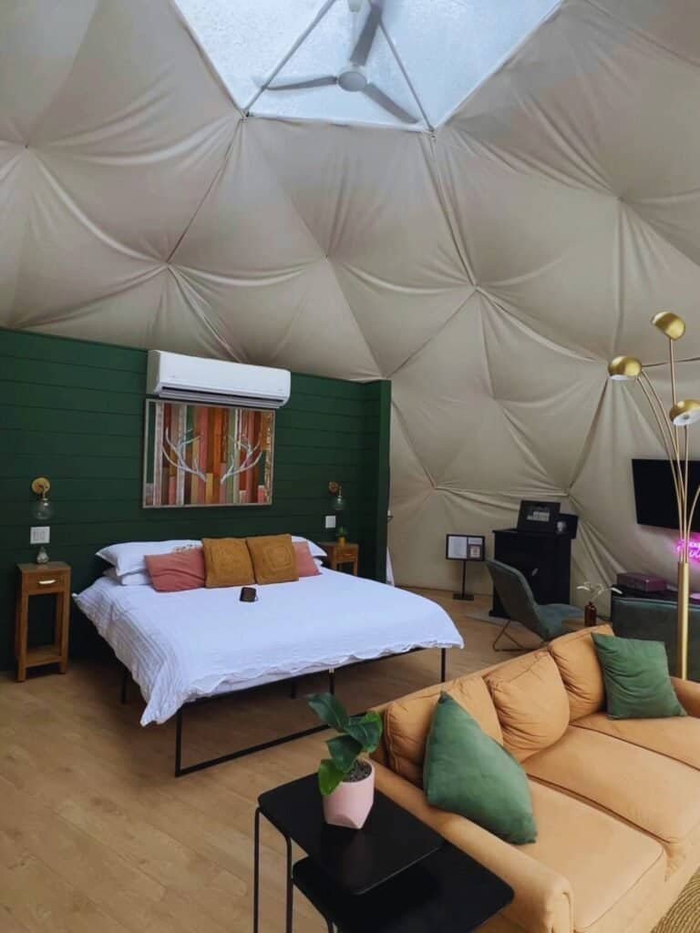 birch wood luxury camping