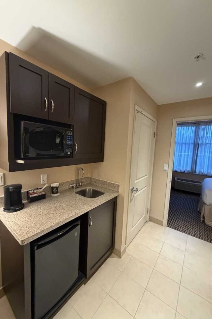 places to stay in guelph - picture of the author's suite in Delta Hotels by Marriott Guelph Conference Centre
