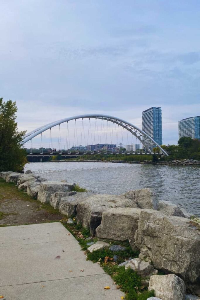 Best Places to Watch the Sunset in Toronto - Humber Bay Arch Bridge