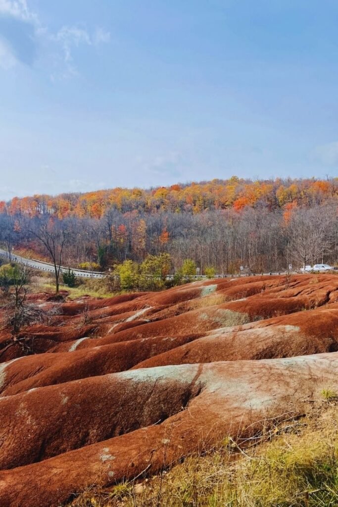 ontario fall getaways - Cheltenham Badlands